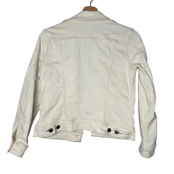 J.Crew Denim Jacket In Ecru Wash - Picture 7 of 9